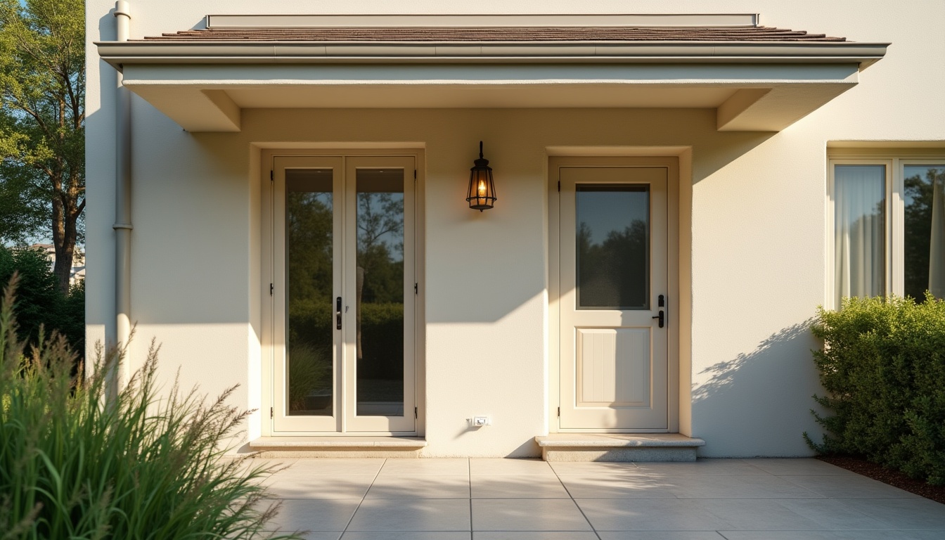 pristine home exterior featuring spotless window and eaves after professional bee removal