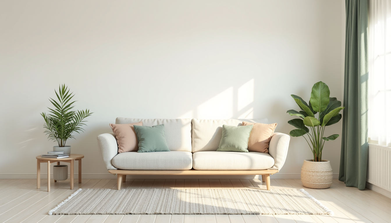 Pristine living room free of pests, highlighting clean home interior after professional pest control inspection